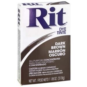 Rit Dye Powder All Purpose Dark Brown 1-1/8 Oz.